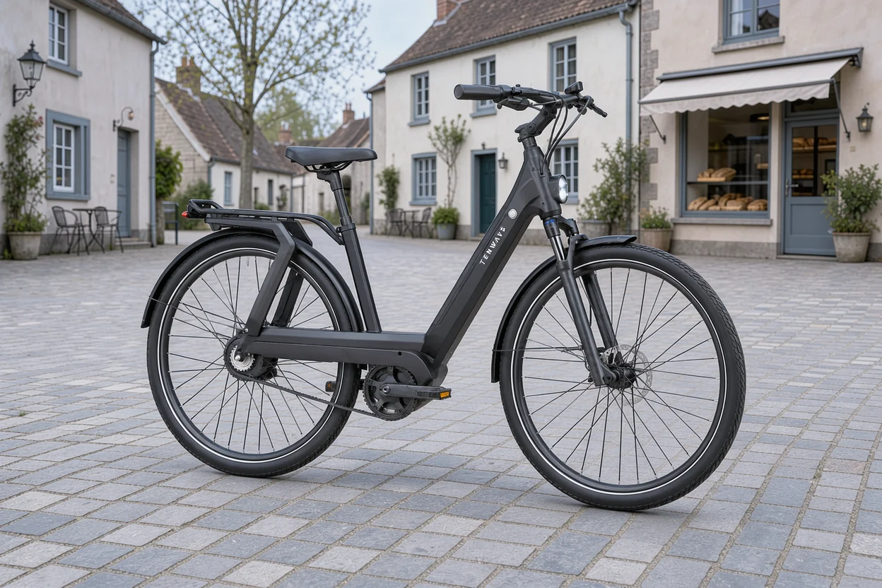AI-illustratie: AGO T — De fiets in een dagelijkse omgeving